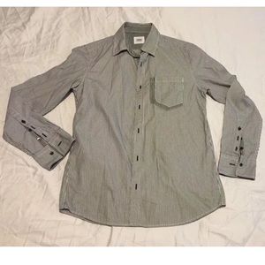 Takeo Kikuchi Men’s Small Button Dress Shirt